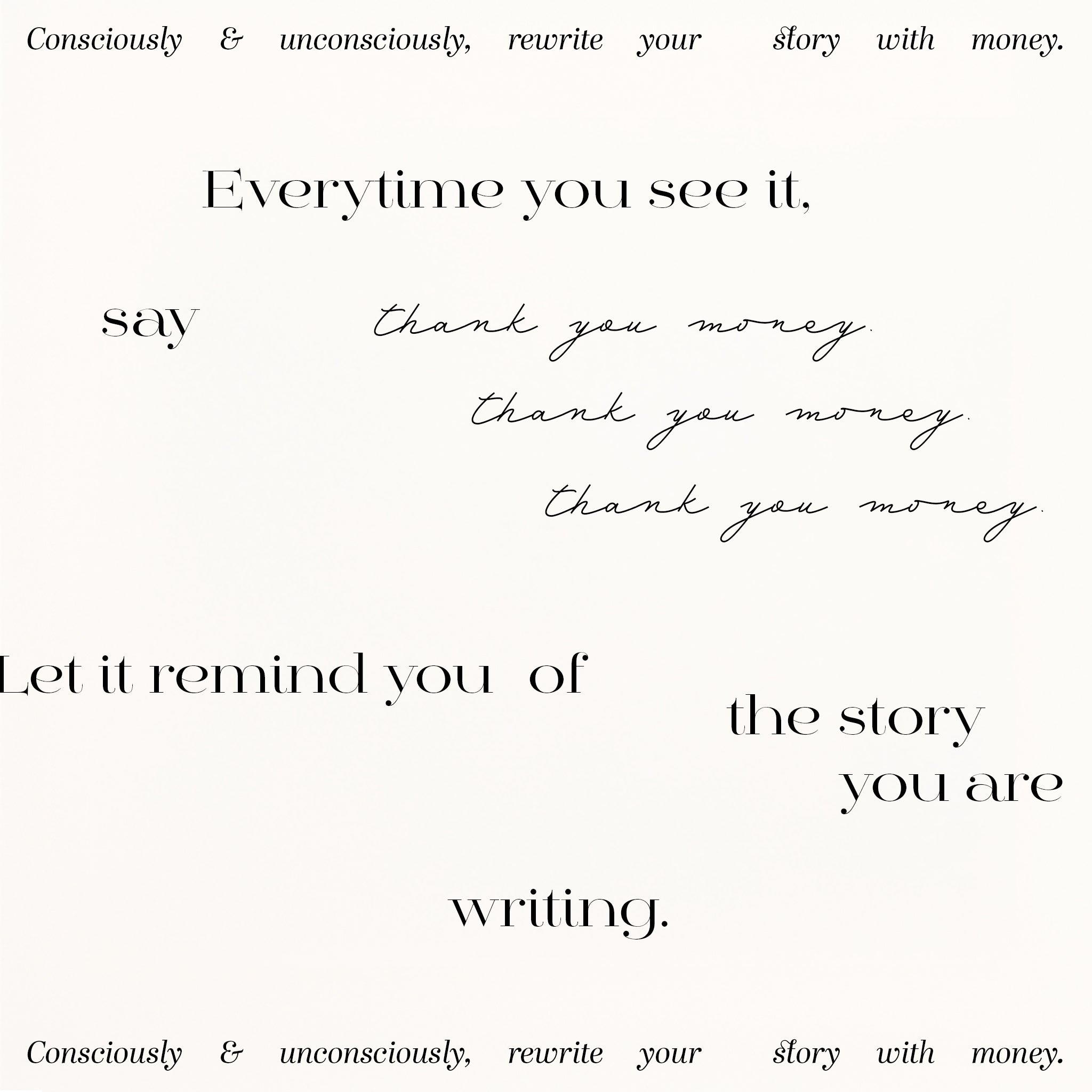 Thank You Money Petals | Art Print