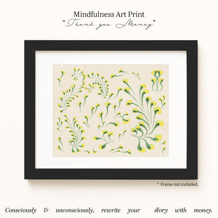Thank You Money Petals | Art Print